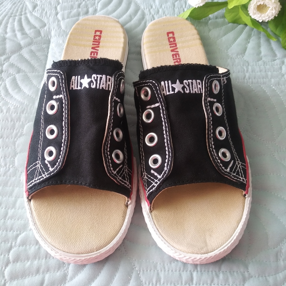 Converse Chuck Taylor All Star Cut Away Mule Black - Picture 2 of 9